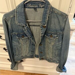 American Eagle Outfitters Classic Blue Jean Jacket